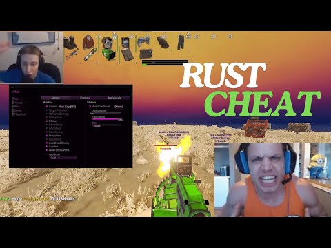 RAGE CHEATING ON RUST STREAMERS WITH THE BEST CHEAT.....