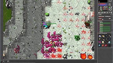 Tibia - Pythera Server - Luring & Killing Wyrms on 237 EK Red Skull (Botter) (Decent Loot)