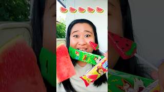 แตงโม 5 อย่าง 🍉🍉🍉🍉🍉 กินอมยิ้ม ไอติม ขนมปัง เคี้ยวหนึบ แตงโม แตงโม 5 อย่าง 🍉🍉🍉🍉🍉 กินอมยิ้ม ไอติม ขนมปัง เคี้ยวหนึบ แตงโม