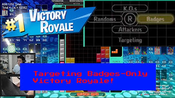 TETRIS 99: LEVEL UP TO 99 + ATTACKING BADGES ONLY!