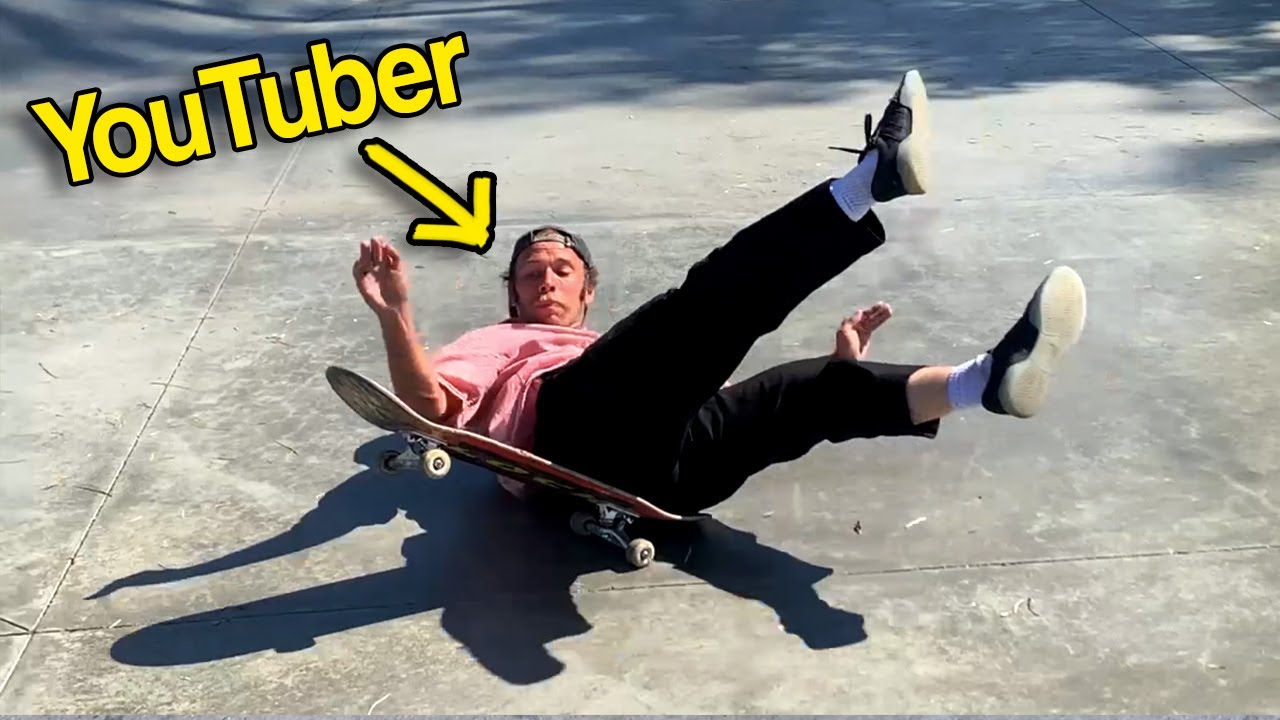 HOW YOUTUBERS SKATE IN REAL LIFE YouTube