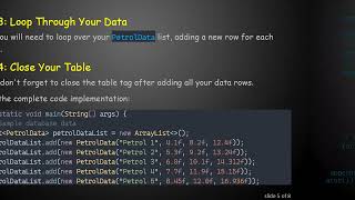 How to Send Data as a Table from a Database via Email in Java