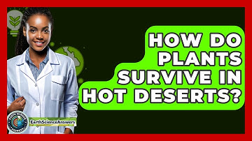 How Do Plants Survive In Hot Deserts? - Earth Science Answers