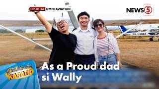 Wally Bayola, proud sa first solo flight ng anak | Gud Morning Kapatid Wealth