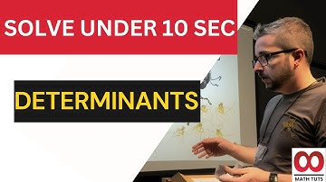 Solve Determinants in 10 Seconds | IIT JEE Short Cuts & Tricks | JEE Main 2022 | Score Quick Marks