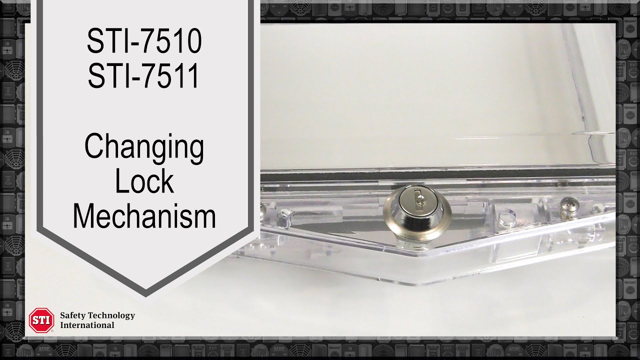 Polycarbonate Enclosure (STI-7510 / STI-7511) Changing Lock Mechanism ...