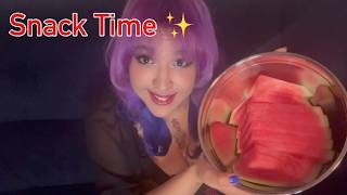 come snack with me | crunchy sweet treats asmr (no talking)