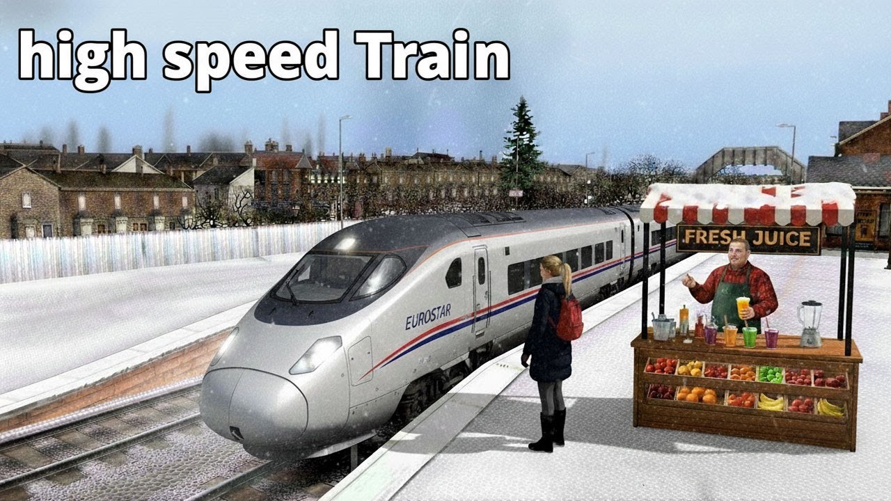 train simulator HD Video | high speed train | train video 2/6/2026