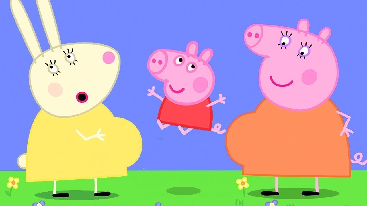 Mummy Rabbit's Bump Come and Have a Look with Peppa Pig | Peppa Pig Family  Kids Cartoons - YouTube