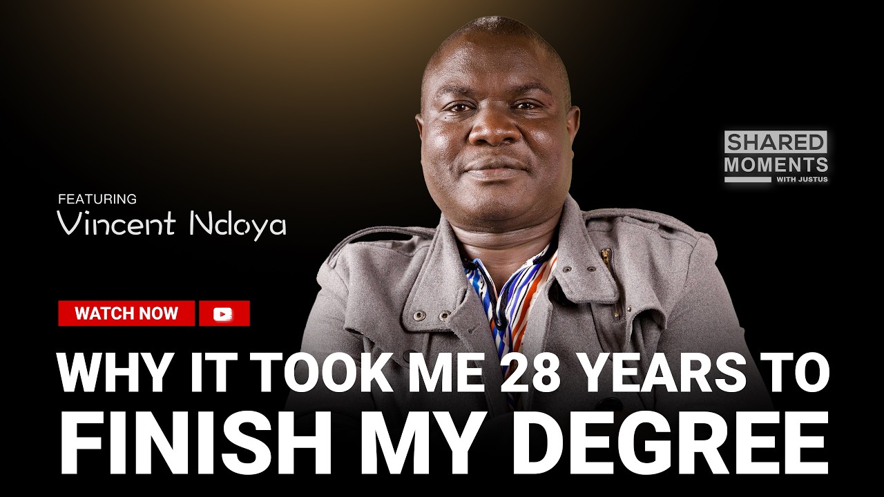 I was too drúnk, it took me 28 years to finish my degree - Vincent ...