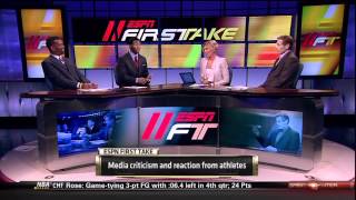 Skip Bayless, Ryan Clark,and Rob Parker talk Media criticism