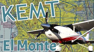 Departing El Monte KEMT runway 19