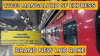 1st LHB run of 12133 Mangaluru SF Express | Konkan Railways