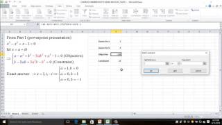 COMPLEX ROOTS USING MS EXCEL PART 2