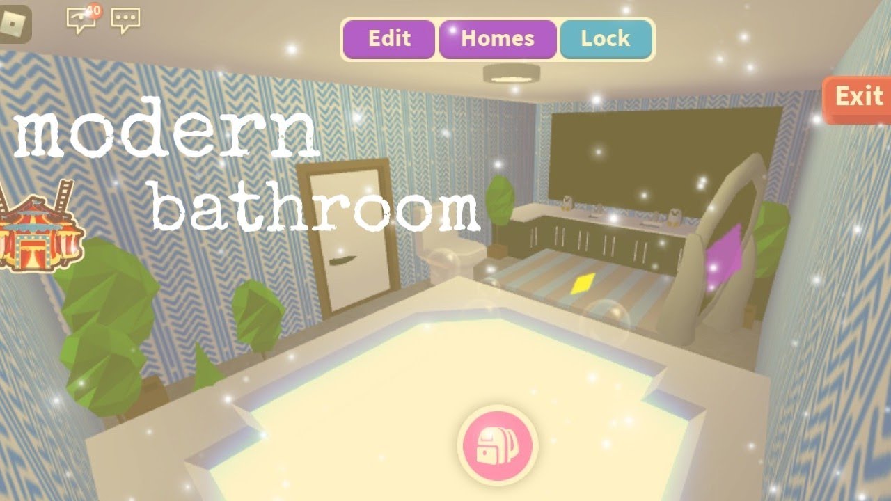 Modern Bathroom Speed Build (Roblox Adopt Me) YouTube