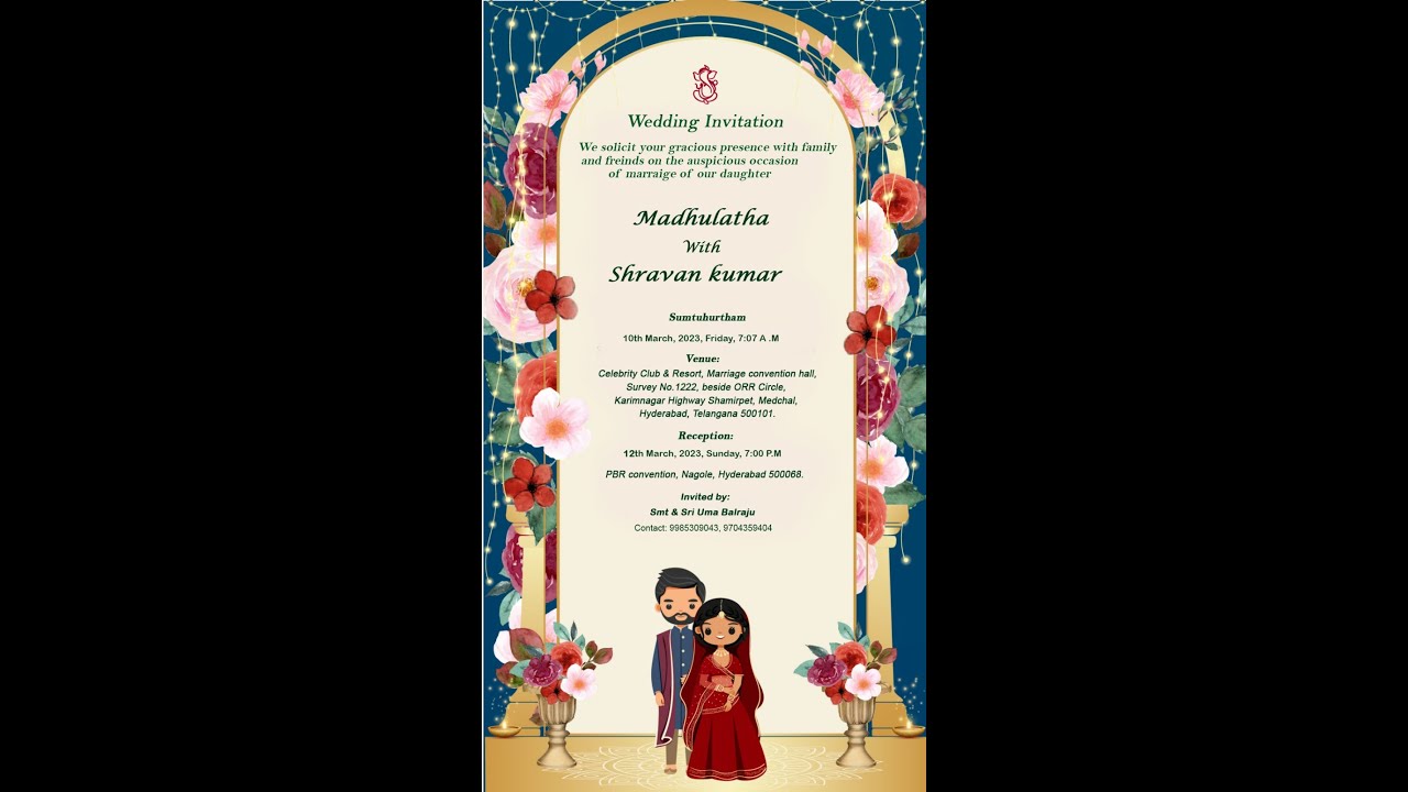Madhulatha Weds Shravan Kumar YouTube