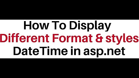 Display DateTime format and styles in TextBox in Asp.Net