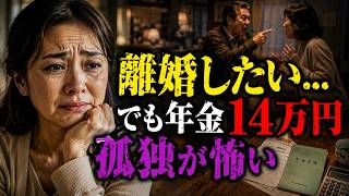 【衝撃】64歳、夫と離婚したい…でも「年金14万円・住まい・孤独」が彼女を縛った。最後に選んだ答えとは