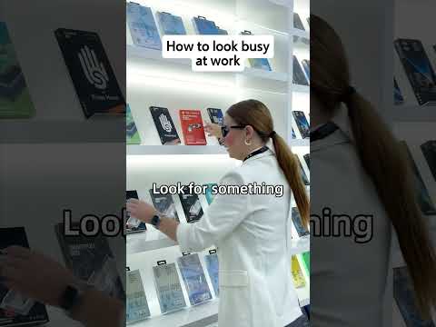 How to look busy at work #work #usa #job