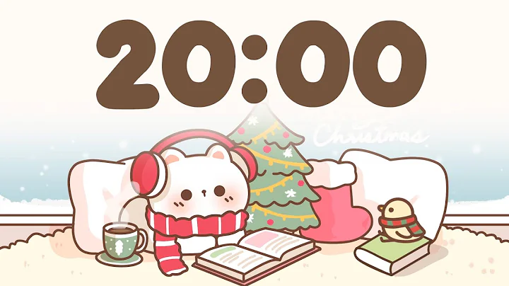 20 Minute Timer 🐱 Christmas lofi timer for study