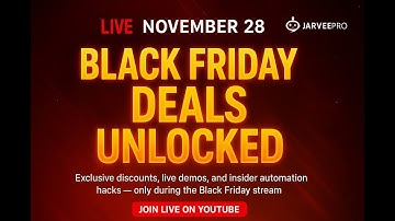 JarveePro Black Friday Reveal: Secrets, Deals & Automation Drops