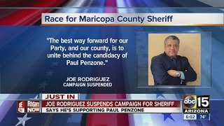 Former DOC officer suspends run for Maricopa County sheriff
