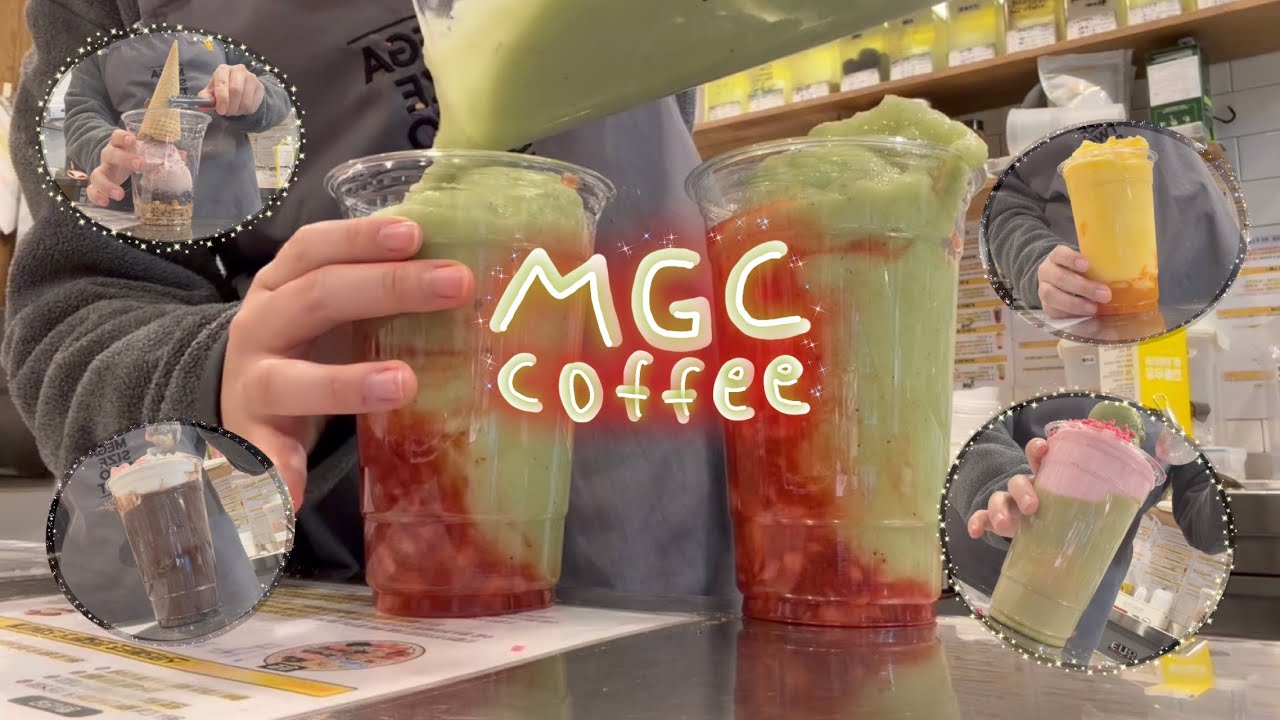 sub) 추워도 영원히 아이스 음료를 만들어❄️ㅣ메가커피알바 브이로그 ㅣcoffee l vlog