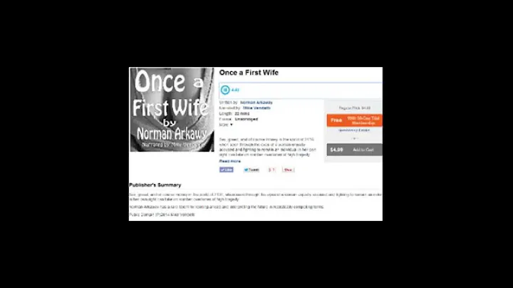 Once a First Wife AudioBook