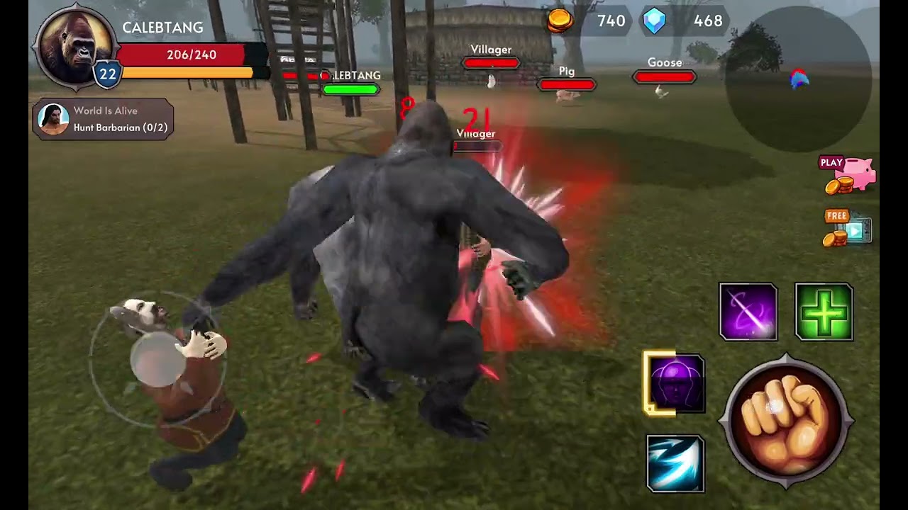 THE GORILLA ANIMAL SIMULATOR PLAY SEASON 1 EPI 3 FINDING GOOD STUFF ADVENTURE 