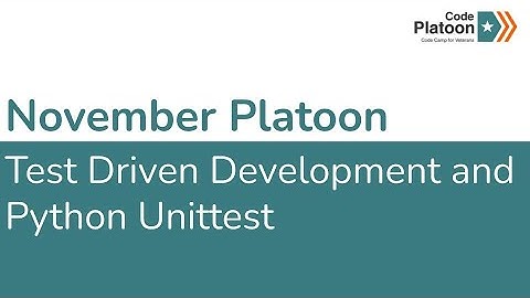 W1D4: Test Driven Development and Python Unittest (3 of 4)