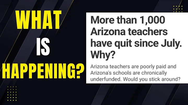 Arizona Schools In Crisis After 1,000 Teachers Leave!
