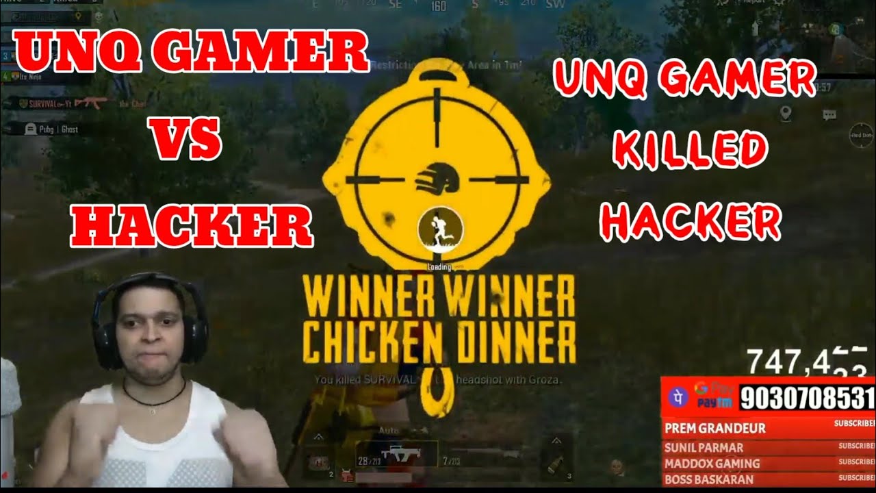 Strictly 18+ Unq Gamer Vs Hacker | Unq Gamer killed Hacker |Punju on fire 🔥