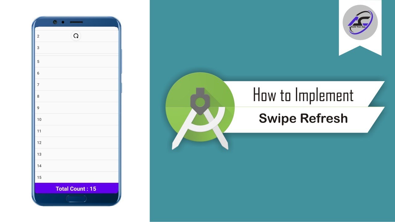 How To Implement Swipe Refresh In Android Studio | Swiperefresh | Android Coding