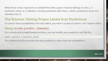 Solve model.predict() Issues in Keras Binary Classification!