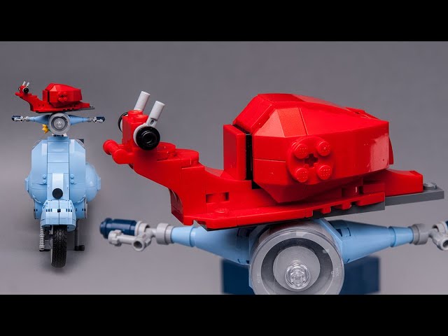 LEGO MOC AKIRA Bike alternate build for LEGO Vespa 40517 by Mechabricks