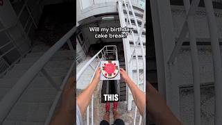 Man Celebrates Birthday by Throwing Cake from 10th Floor 😳🎂