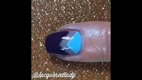 OPI Venice Collection Negative Space Nail Art