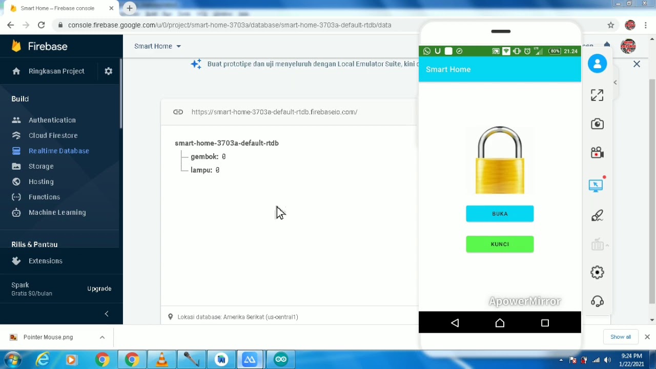 Membuat Aplikasi Android Smart Home System Iot Menggunakan Android Studio Youtube