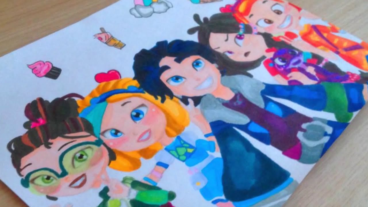 Как нарисовать варю из сказочного патруля