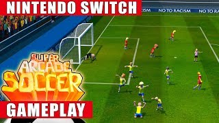 Super Arcade Soccer Nintendo Switch Gameplay screenshot 3