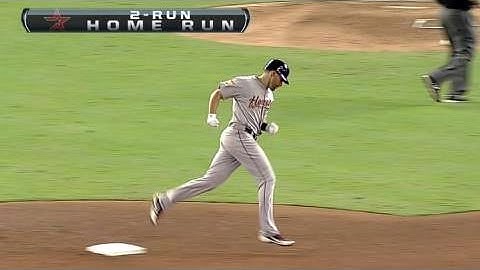 HOU@MIA: Martinez hits first home run at Marlins Park