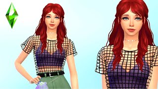 Modern Day Ariel [The Little Mermaid] : Create a Sim I Sims 4
