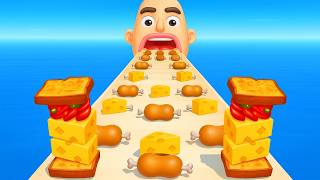 Sandwich Runner - SpeedRun All Levels Gameplay Walkthrough Android,ios New Update NFL81