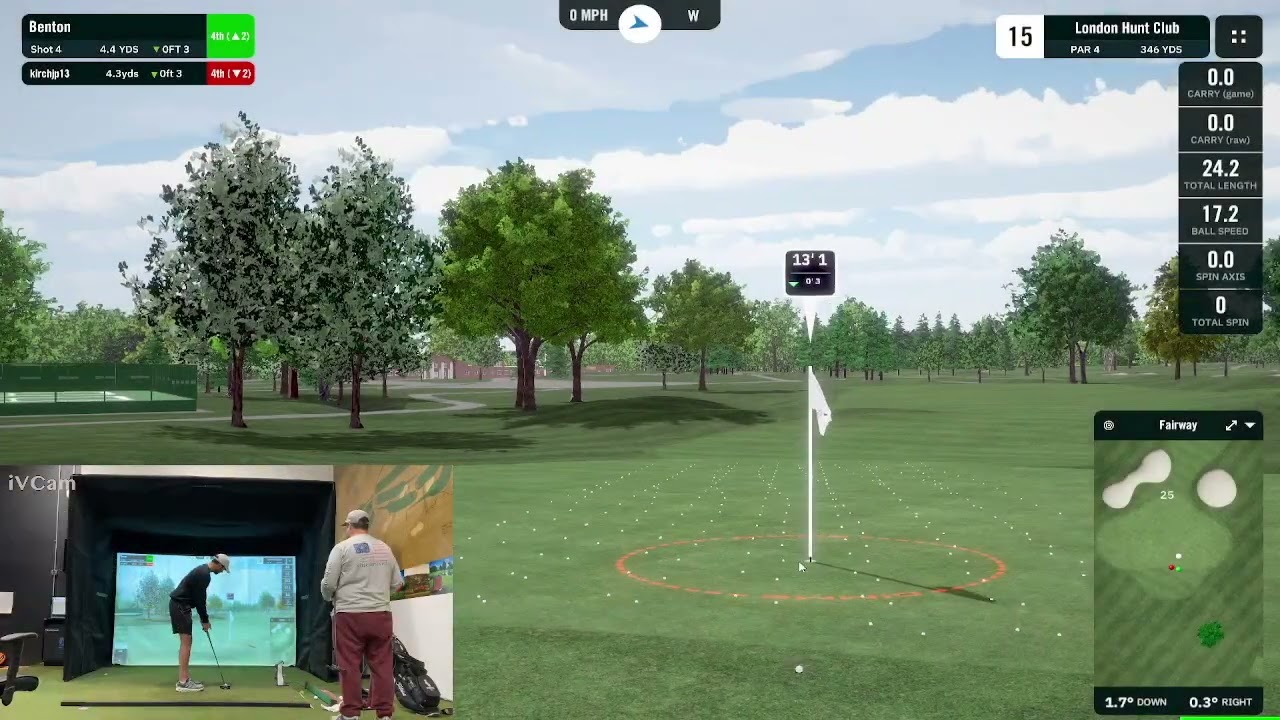 Ben and JP back nine at London Hunt Club