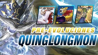 QINGLONGMON (AZULONGMON) PRE-EVOLUTIONS #DIGIMON