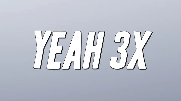 Chris Brown - ​​Yeah 3x (Lyrics)