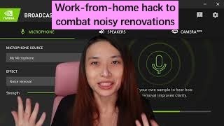 Download Lagu Work from home hack to combat noisy renovations - NVIDIA Broadcast [Must have] MP3