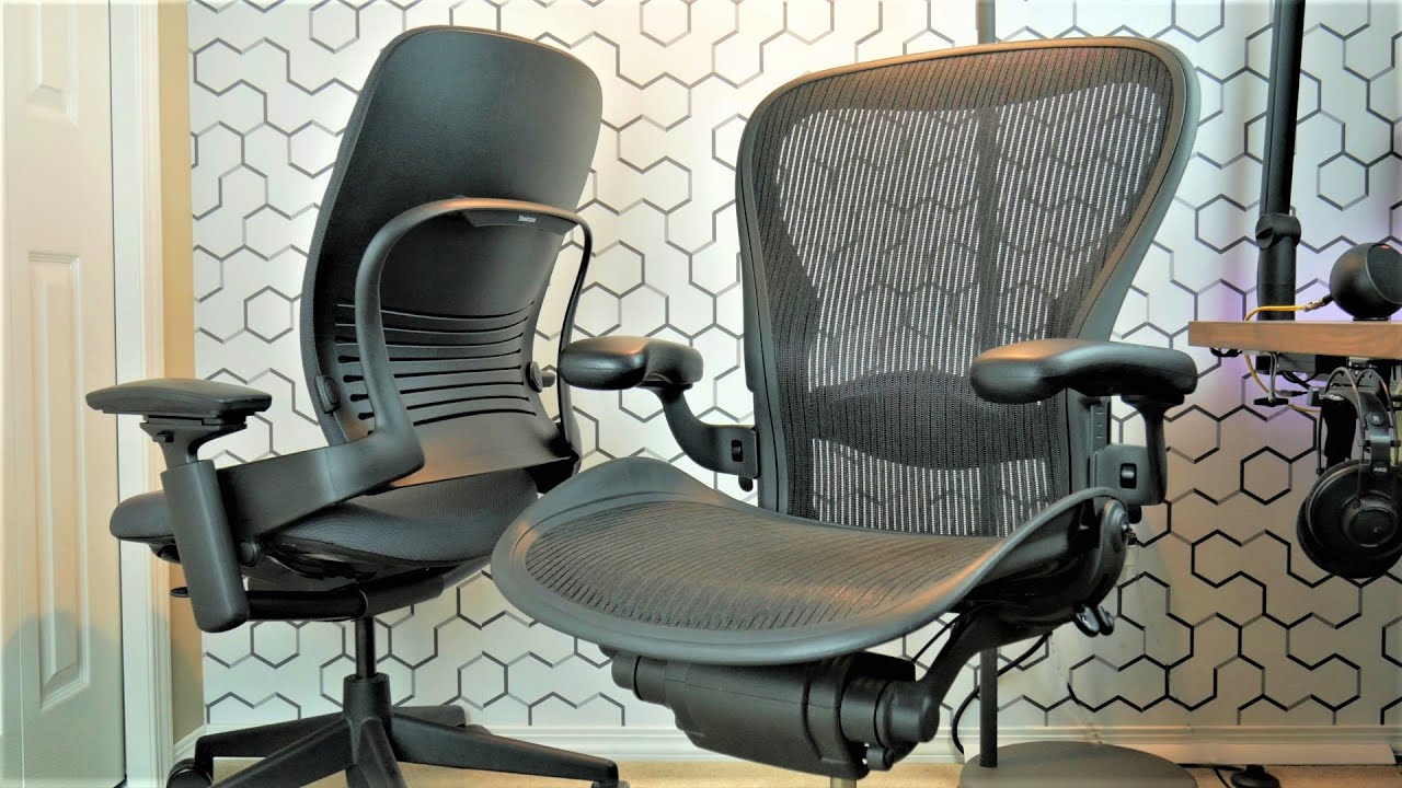 Skadelig Træts webspindel forræder The TRUTH About The Herman Miller AERON Ergonomic Office Chair | Steelcase  Leap V2 vs Aeron Review - YouTube