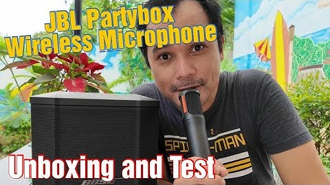 JBL Partybox Wireless Microphone Version 2 : Unboxing - Set Up - Testing
