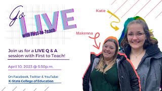 Go LIVE with First to Teach